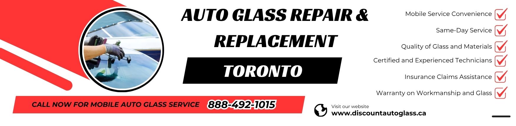 Auto Glass Repair and Replacement in Toronto